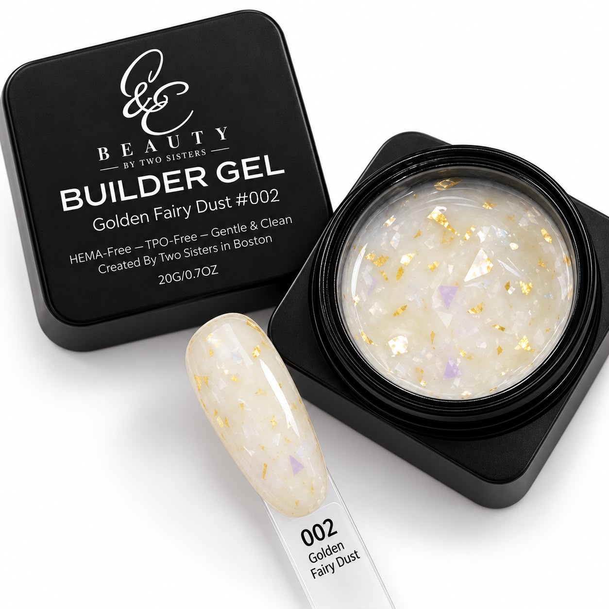 Golden Fairy Dust builder gel